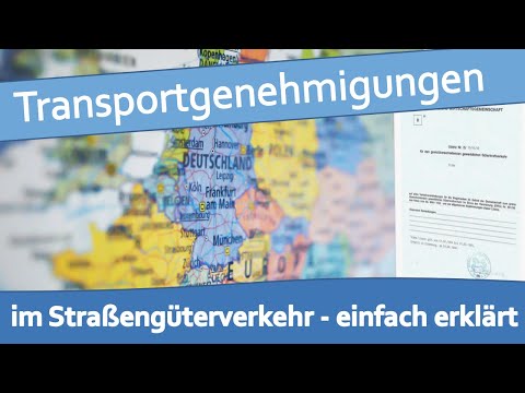 Video: Welcher Transport Benötigt Keine Lizenz