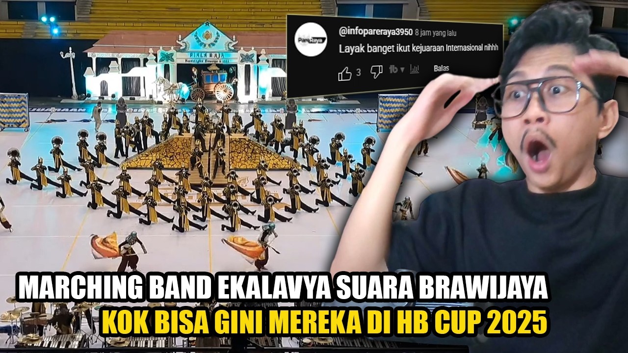 KOK BISA SIH KAYA GINI?! MARCHING BAND EKALAVYA SUARA BRAWIJAYA HB CUP 2025