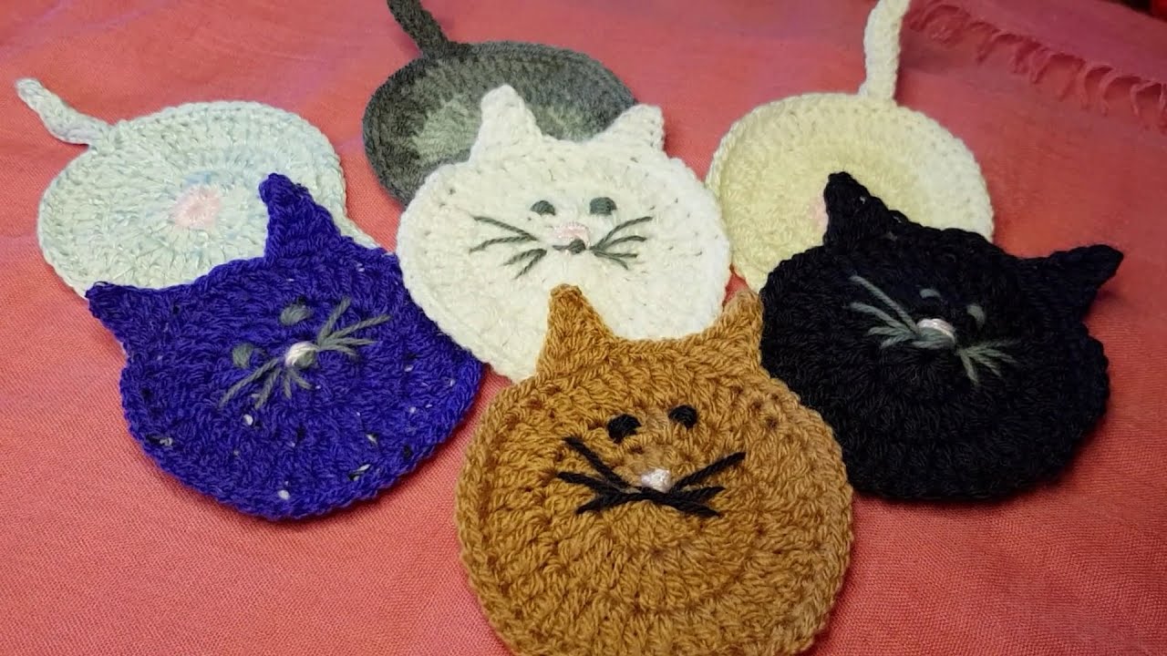 πλεξιμο με βελονακι γατακια - crochet kittens - YouTube