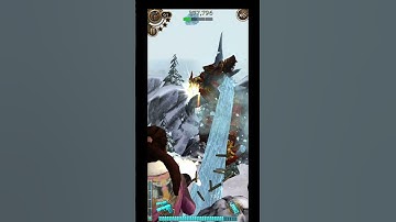 Lara Croft; Relic Run Level 119  Defeat 3 Oni Demon big monster bulk gun shooted