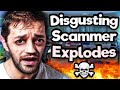 Disgusting Comcast Scammer Loses His Temper! (An Absolute PIG!)