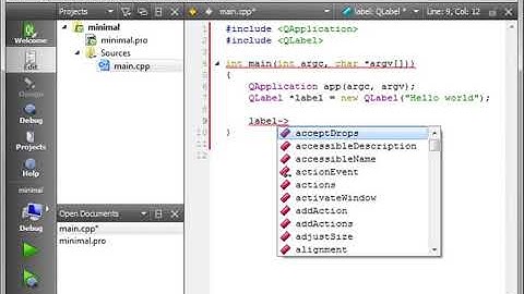 C++ Qt 7   Basic Application and HTML Aware Widgets   YouTube