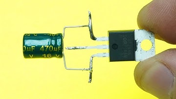 ONLY 5 Parts To Make Timer circuit using MOSFET irfz44n