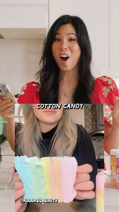 Testing the Rainbow Cotton Candy Came Recipe from TikTok! 🌈