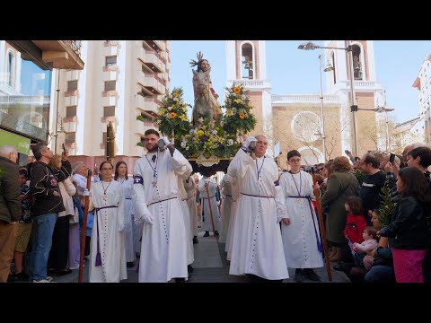 La iglesia de San Pedro acoge la bendición de las palmas y la procesión del Domingo de Ramos