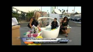 KTLA: Bathtub Fun for Kids and Mom with Stacy Cox