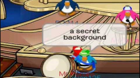 Club Penguin Secret Background