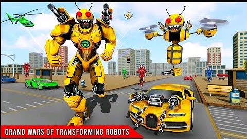 Bee Robot Car Game : Robot Game (Android Gameplay) [1080p, 60fps]
