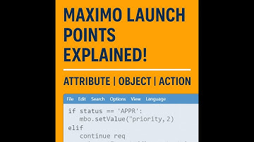 Maximo Automation Script Tutorial for Beginners | Launch Points Explained with Real-Time Examples