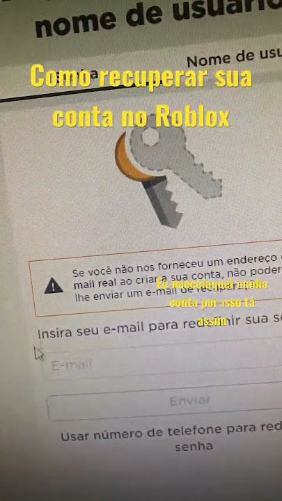 Como Recuperar Conta do Roblox Mesmo sem Senha, E-mail e Telefone