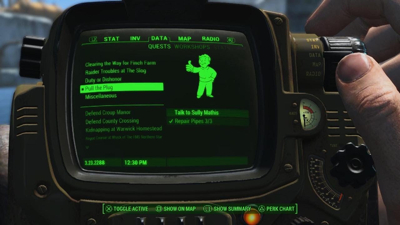 Repair 3 Pipes Locations + Pull The Plug Quest, Fallout 4 YouTube