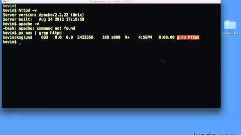 008  Работа в вэб сервером Apache на МАК(Lynda.com) Изучаем php