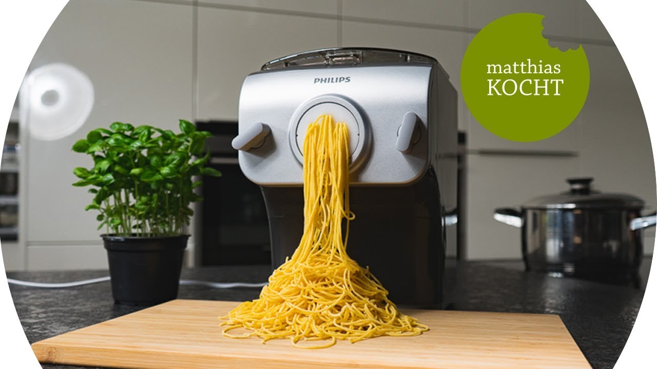 Frische Pasta auf Knopfdruck - Der Philips Pastamaker im Test / Review -  YouTube