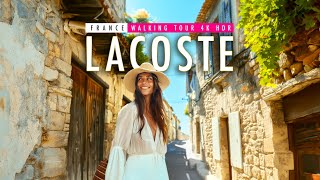 Discovering the Beauty of Lacoste, France | 4K60 HDR Walking Tour | European Walking Tours