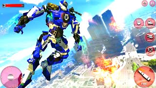 Robot Police Train Transformation FPS Shooter (Titan Game Productions) Android Gameplay HD screenshot 2
