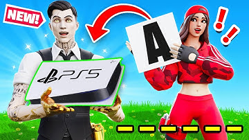 GUESS THE WORD and WIN a PS5 with My Girlfriend! (Fortnite)