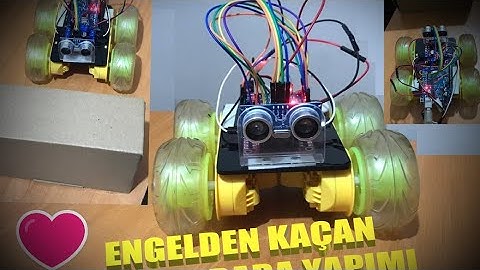 ENGELDEN KAÇAN ROBOT ARABA YAPIMI #tech #arduino #IQ260 #robots