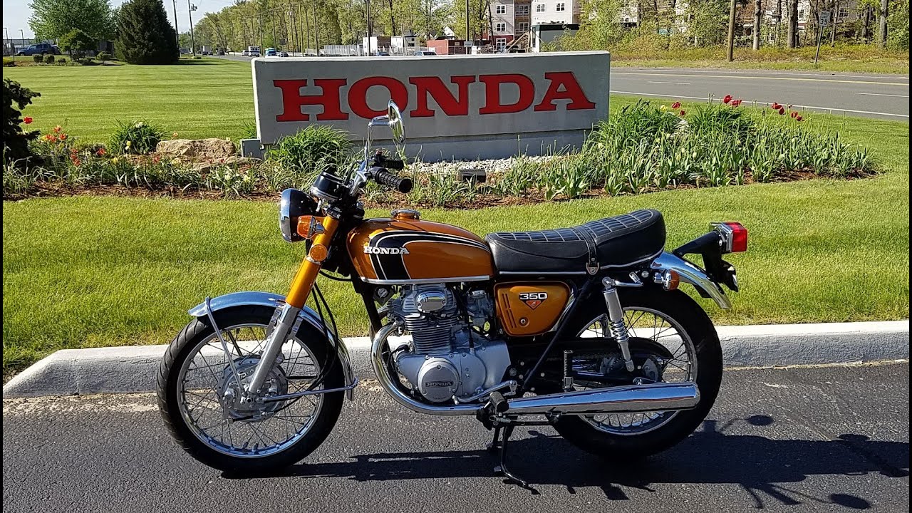 1972 Honda CB350 Walk around and Ride