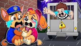 Paw Patrol Ultimate Rescue | Chase&Skye Abandoned! Please Don't Leave Alone - Sad Story | Rainbow 3