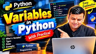 Python Variables in Hindi 🐍 | What is a Variable in Python | Python Course for Beginners 2026