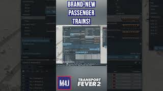 Brand-New Passenger Trains! #shorts #transportfever2 #gaming