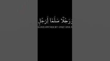 ١١ مايو، ٢٠٢٥ ولقد ضربنا للناس في هذا القرآن من كل مثل  | الآية 27 من سورة الزمر #ياسر_الدوسري
