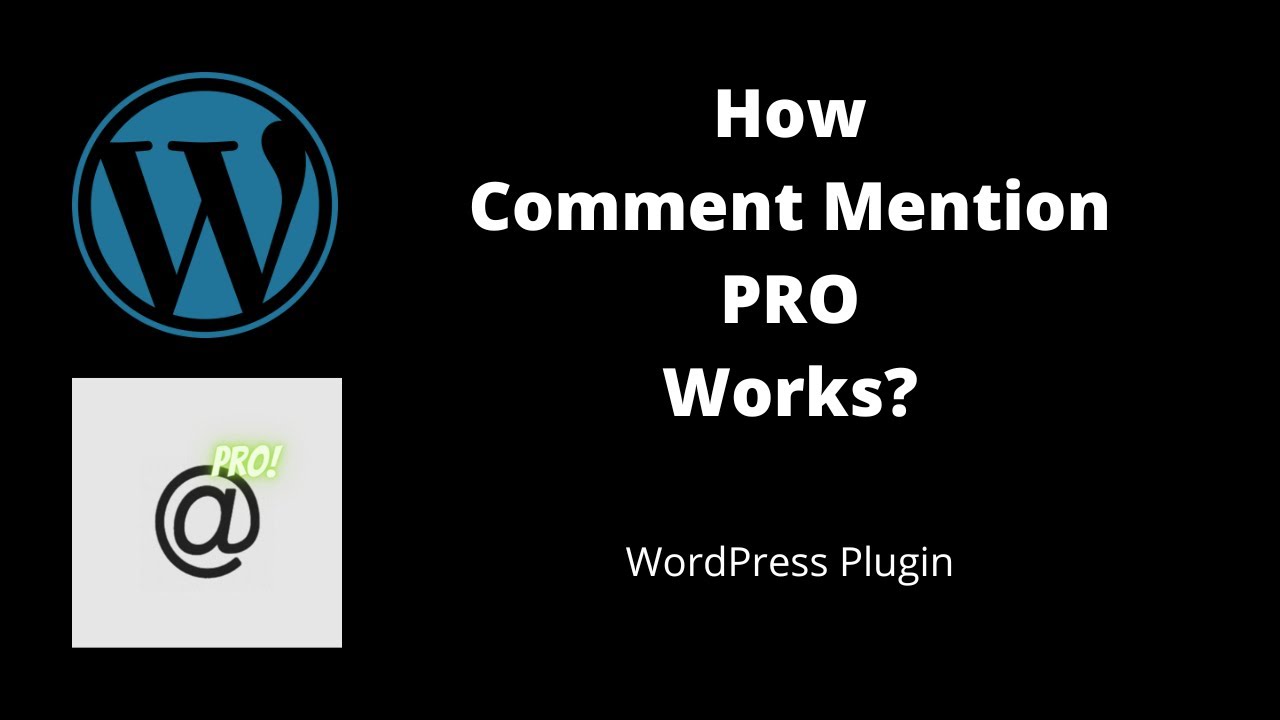 How "Comment Mention PRO" Works | WordPress Plugin | Bili Plugins - YouTube