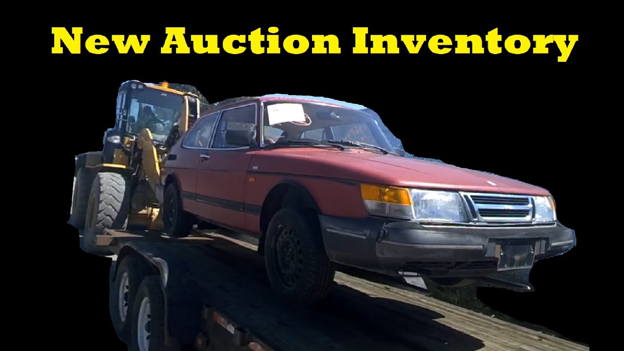 Daily Work Vlog Pickup Car From IAA Auto Auction Classic Saab 900