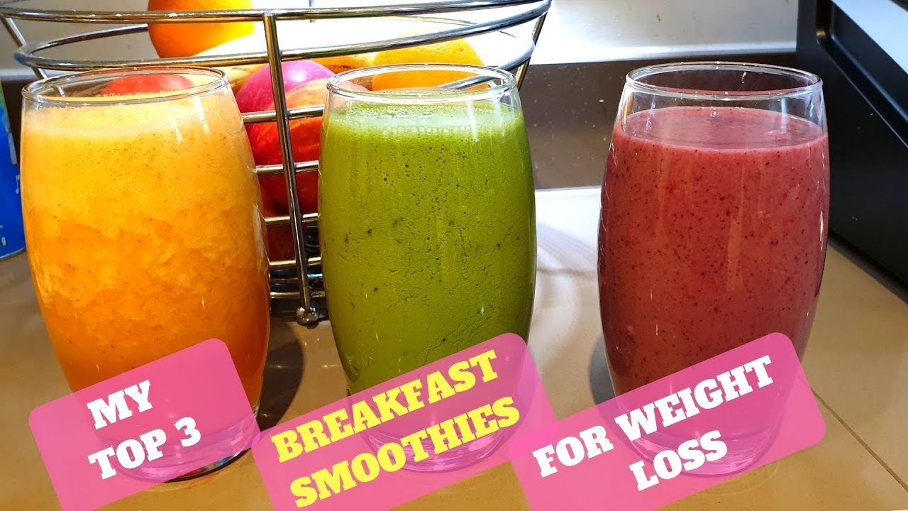 My Top 3 Weight Loss Smoothies For Breakfast That Really Work