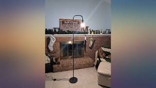 TECKIN Industrial Floor Lamp, LED Floor Lamps for Living Room, Metal Minimalist review screenshot 4