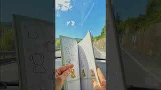 Road trip drawing fun for kids! How to draw everything 🎨 #short