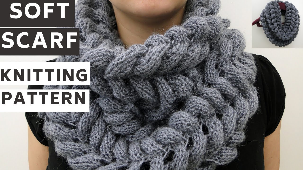 Scarf, cowl soft video tutorial - YouTube