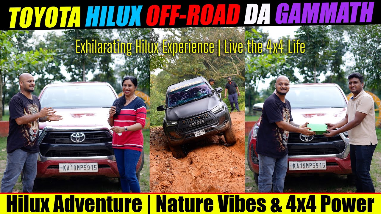 Toyota Hilux Off Road Thrill | Sakleshpur 4x4 Drive Event 🚗💨