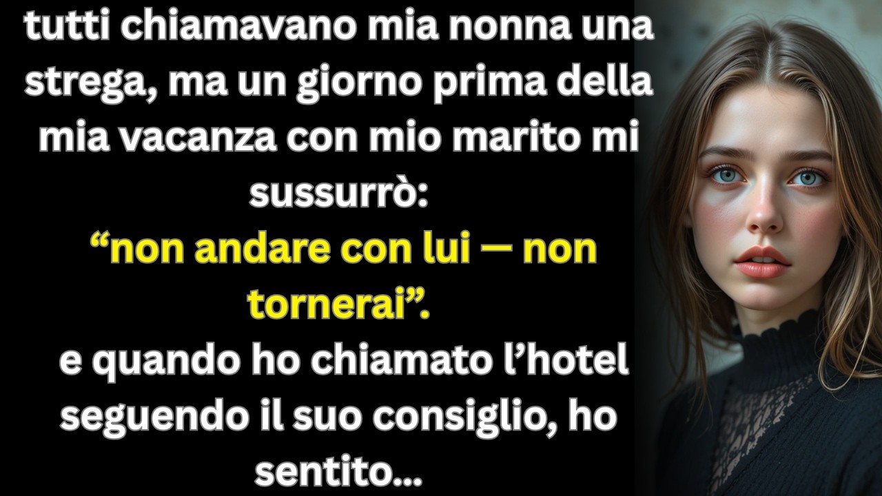 Tutti chiamavano mia nonna una strega, ma prima della vacanza con mio marito mi sussurrò…