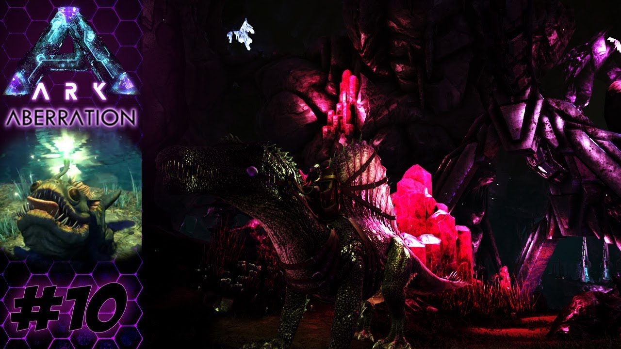 AVENTURAS NO BIOMA VERMELHO EM BUSCA DE RED GEM !! Ark Aberration 10