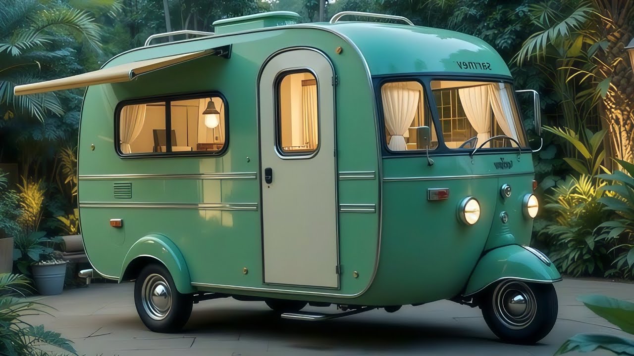 2026 American Tricycle Camper | The Future of Compact Off-Grid Living!