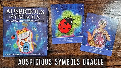 Auspicious Symbols Oracle | Unboxing and Flip Through