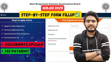 🚨WBJEE Form Fillup 2025 Step-by-Step✅ | WBJEE Registration 2025 | WBJEE 2025 Form Fillup📃