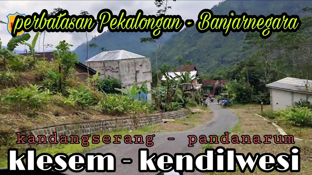 perbatasan dua daerah yang sudah tembus | Pekalongan - Banjarnegara