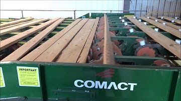 Comact Sawmill Trim & Sort Line in SYP sawmill