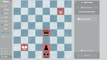 King Around the Rosie. Daily Chess Puzzles (19-11-2024) #chess #puzzle #dailypuzzle