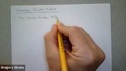 EC 611 Brock Mirman Model part 1