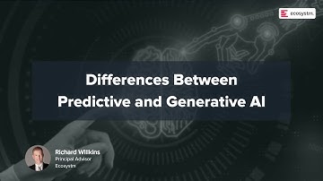 Difference Predictive AI and Generative AI