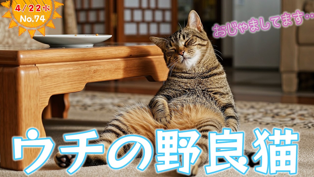 荒れ地のねこ No. 74 Japan's most conscientious stray cat - YouTube