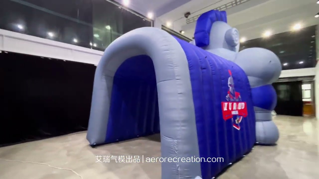 Custom Inflatable Tunnel Channel for Athlete Entrance