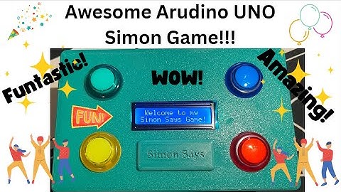 Simon Says Game Using Arduino Uno Microcontroller