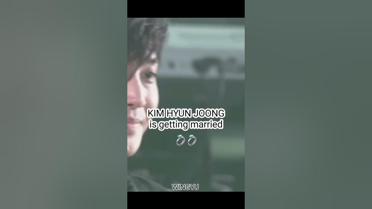 KIM HYUN JOONG IS GETTING MARRIED 💍 #kimhyunjoong #kpop #shorts