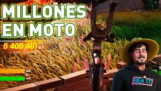 FORTNITE Como Hacer Millones de PUNTOS en la MOTO TODOTERRENO Facil PASO a PASO