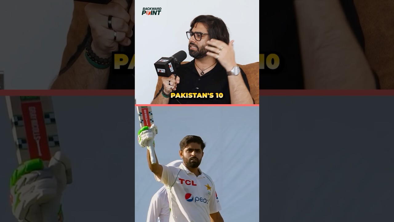 Is Babar Azam in Pakistan’s Top 10 Test Batters?! | #shorts #cricket #babarazam