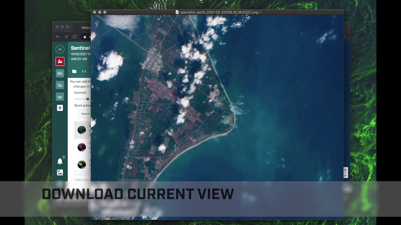 [spectator.earth] How to download the latest satellite images.